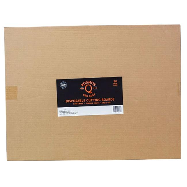 Kosmos Q 8037619 Paper Disposable Cutting Board Pack of 30