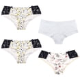 thumbnail image 5 of Curve Muse Cotton Soft Women Underwear Knickers Boxer Briefs Short Pack Of 12 -PackA-M/6, 5 of 6
