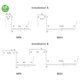 thumbnail image 2 of Juego de 6 soportes ajustables para macetas de ventana, soportes blancos para cajas de ventana, macetas con tamaño ajustable, 2 of 7