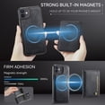 thumbnail image 3 of ELEHOLD Case for iPhone 14 Pro Max, 2-in-1 Detachable Magnetic Leather Wallet Case with RFID Blocking,Black, 3 of 8