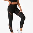 thumbnail image 4 of Jxximdong Leggings for Women, Seamless Knit Tight Height Waist Breathable Outdoor Running Fitness Pants Hip Lift Yoga Pants, Black Women's Yoga Pants, 4 of 8