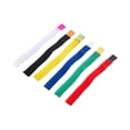 thumbnail image 1 of 6 bridas para cables, correas de cable, multicolor, con gancho y bucle, organizadores de cables para viajes, oficina, garaje, ordenador, hogar., 1 of 10