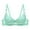 Green, variant on Women's Soft Wireless Half Cup Strapless Bra for All Seasons White M