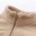 thumbnail image 4 of Chbgutlmr Unisex Baby Clothes Kids Fleece Lined Stand Collar Warm Coats Zipper Pockets Outwear Clothing, 4 of 8