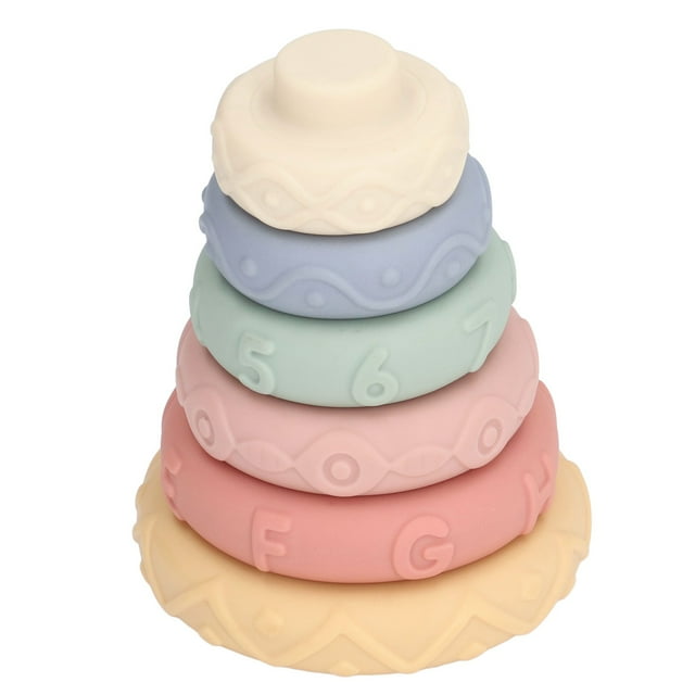 Torre de Apilamiento, Anillo de Apilamiento de Mano de Obra de Fine Sidezy Interesante para Niños de Más de 6 Meses para Niños Pequeños