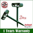 thumbnail image 1 of Eyfqtcs Repelente Ultrasónico Solar Para Exteriores, 2 Uds., Para Animales, Pájaros, Gatos Y Perros, 1 of 6