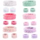 thumbnail image 5 of Venta al por mayor de bandas para el cabello para niñas, de color blanco liso, para usar maquillaje, bandas para el sudor sencillas, bandas para el cabello de franela, 5 of 5