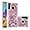 Rose, variant on Compatible with Samsung Galaxy A21 Case Glitter Liquid Cute Clear Phone Case Floating Quicksand Shockproof Protective Bumper Silicone Soft TPU Case for Samsung Galaxy A21 Love Pink YB