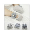 thumbnail image 3 of Topumt 3Pairs Newborn Baby Lace Frilly Cotton Anti Slip Socks, 3 of 4