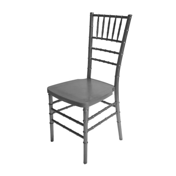 Commerical Seating Products Chiavari Silver Steel Core Chairs