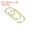 Ton Or, variante sur Unique Bargains 1 Trombone en Forme de Cœur Mignonne Décorative Amusante Pinces Signets 0,8 Po Ton Or, Lot de 100