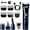 Blue, variant on Venoro Cordless 5-in-1 Electric Shaver& Trimmer Hair Clippers T-Blade Beard Trimmer LED