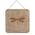 thumbnail image 1 of Moth Burlap And Brown Aluminium Metal Wall Or Door Hanging Prints, 1 of 1