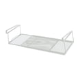 thumbnail image 1 of Siruishop Under Shelf Rack Expandable Kitchen Storage Shelf for Cupboard Bathroom Desk white, 1 of 8