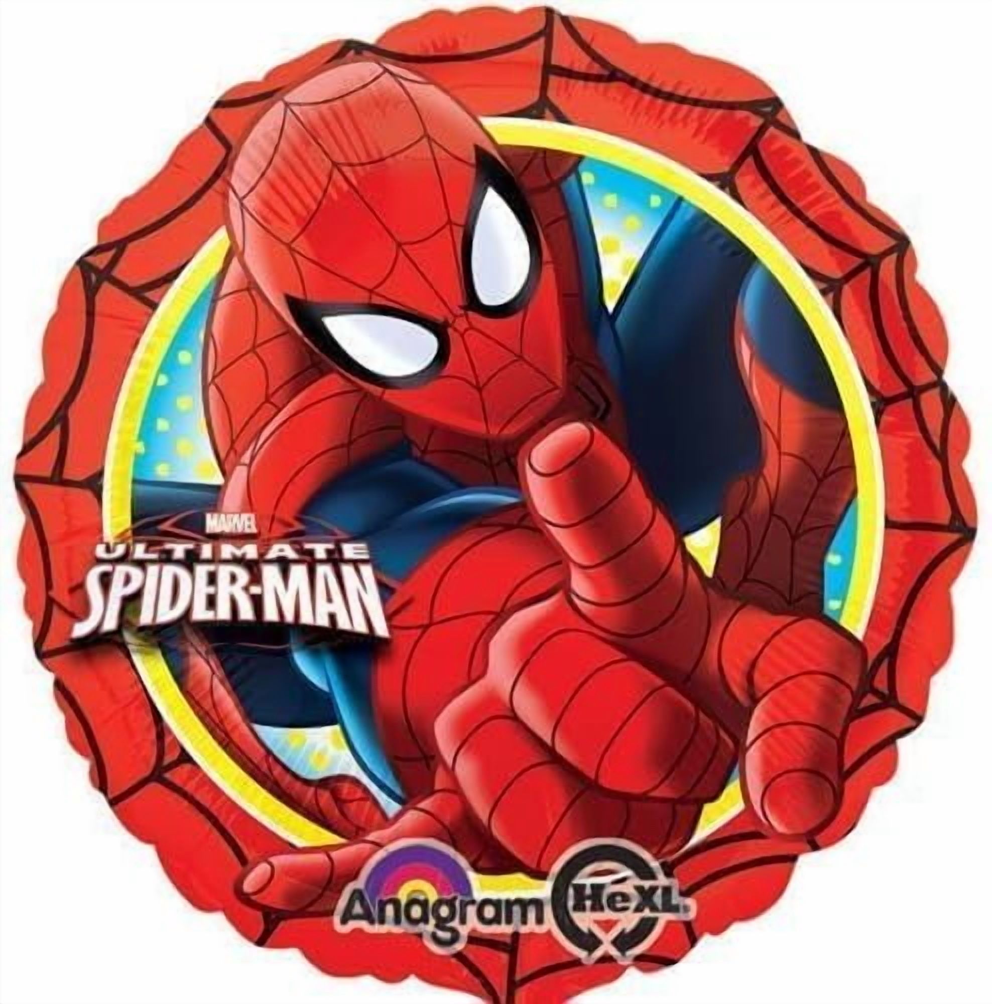 Anagram Spider-Man Personalized Birthday Party Supplies Balloon Bouquet Decorations