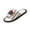 Black, variant on Slippers for Women Plush Cozy Open Toe Cotton Bedroom Home Slippers Non Slip Breathable Indoor Slippers