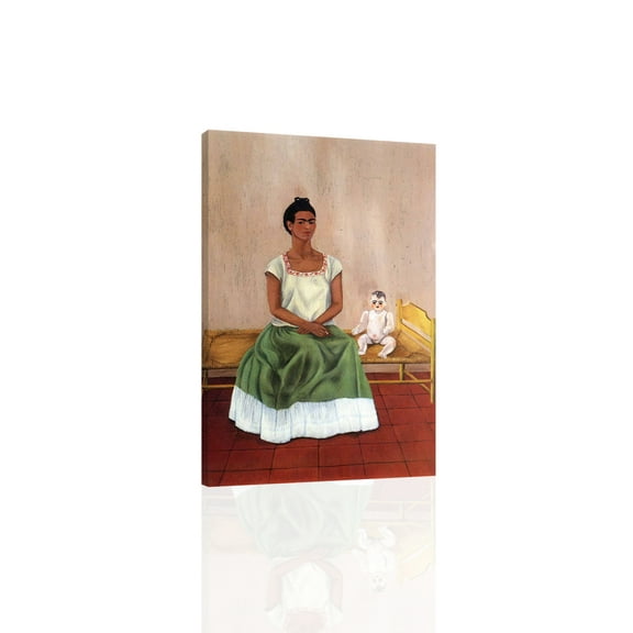 Frida Kahlo - Me And My Doll - CANVAS OR PRINT WALL ART