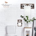 thumbnail image 2 of Autumn Alley Farmhouse Rustic Towel Rack Holder - Wood Towel Rack - 24" - Farmhouse Towel Holder for Rustic Bathroom and Farmhouse Kitchen Style Décor - Wall Mounted, Rustic Brown, 2 of 8