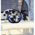thumbnail image 4 of Kenally Volante de barco, espuma de PU Universal extraíble, 3 radios, timón de eje de 3/4 pulgadas, botes de remos, pieza de Hardware para velero Bombillas para automóviles Kenally VI001489-00B, 4 of 6