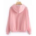 thumbnail image 4 of Moda Mujer Sudadera Con Capucha Sudaderas Corazón Dedo, 4 of 8