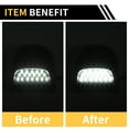 thumbnail image 5 of Unique Bargains 2 Pcs LED License Plate Light Tag Lamp Assembly for Chevrolet Silverado for GMC Sierra 1500 2500 3500 2001-2013 No.22788117 White 6500K Clear Lens, 5 of 7