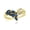 Yellow, variant on RL2775SD-YG-4 0.10 CTW Diamonds & Sapphire Fashion Ring, 14K Yellow Gold - Size 4