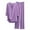 Purple, variant on hotojiny Womens 2 Piece Outfits Casual Tracksuit Sets Summer 3/4 Sleeve Tops with Wide Leg Pants Loungewear Soft Sleepwear