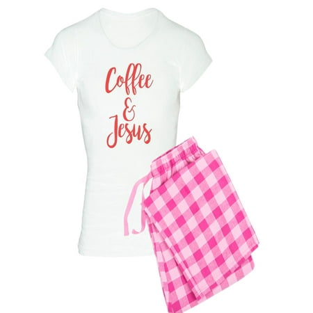 

CafePress - Coffee And Jesus - Women s Light Pajamas