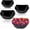 Black, variant on PLASTICPRO 8 Oz Disposable Serving Bowls Clear Plastic Square Snack Bowls, 4-Pack