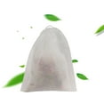 MtsDJSKF 200 Pcs Empty Non Woven Drawstring Tea Bags Disposable Filter