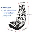 thumbnail image 4 of Sikiie Cartoon Penguin Car Seat Protector 2 Pack Car Seat Cushion Mat, Car Seat Covers for SUV, Truck, Van, 4 of 7