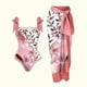 thumbnail image 1 of Trajes de baño de una pieza para mujer, moda para mujer, estampado retro, bikini ajustado, traje de baño de una pieza para mujer, traje de baño de gasa con sobrefalda, traje de baño para mujer, 1 of 9