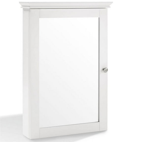 Pemberly Row Mirror Medicine Cabinet in White
