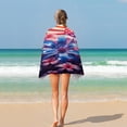 thumbnail image 4 of Independence Day Of The United States Flag Ultra Fine Fiber Beach Towels for Travel And Quick Drying Absorbent Towels for Swimming, 4 of 7