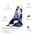 thumbnail image 3 of Toalla de playa Umbreon, suave, de secado rápido, resistente a la arena, para natación, piscina, yoga, gimnasio, camping, toallas de baño ligeras, regalo para niños, niñas, niños y adultos, 27,5 x 55, 3 of 8