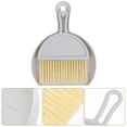 thumbnail image 2 of Mini Broom and Dustpan Set for Home Small Handheld Broom and Dust Pan Tiny Broom and Dustpan Hand Broom with Pan Mini Broom for Desktop Cleaning Light Grey, 2 of 8