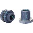 thumbnail image 2 of Conector de tanque de agua, kit de manguera de jardín con 2 piezas de accesorios de mamparo de PVC de 1,9 cm para barriles de lluvia, tanques de agua o acuarios 2 piezas, JAMW Sencillez, 2 of 5