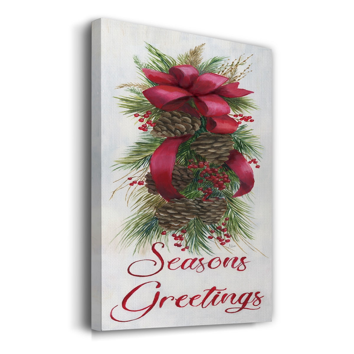 Seasons Greetings- Gallery Wrapped Canvas