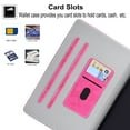 thumbnail image 5 of Allytech for iPad 10.9" 10th Gen Case with Pen Slot/ Card Holder, Shockproof PU Leather and TPU Bumper Anti-Slip Kickstand Magnetic Closure Wallet Case for iPad 10th Gen 2022, Rose, 5 of 7