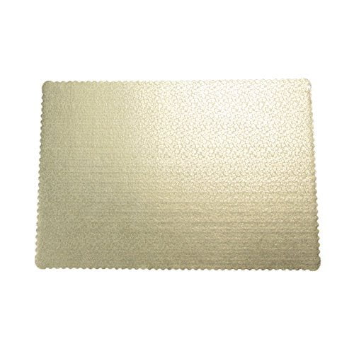 Gold Corrugated Rectangular Cake Boards, Double Wall 5, 17.5" x 25.5"