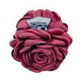 thumbnail image 2 of Zhaomeidaxi Chiffon Rose Flower Large Bows Plastic Hair Claw Clips Jaw Barrettes Grips Clamps Clasps Pins Decorative Buns Twist Hair Up Fancy Accessories for Women Girl, 2 of 8