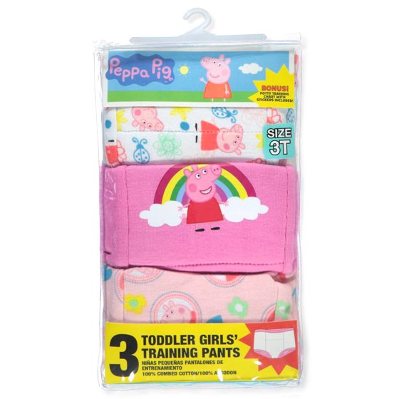 Peppa Pig Peppa Pig Potty Training Pants Underwear, 3Pack (Toddler