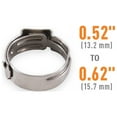 thumbnail image 3 of Mishimoto Stainless Steel Ear Clamp, 0.52"-0.62" (13.2mm-15.7mm), 3 of 9
