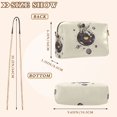 thumbnail image 4 of FORMRS Women Crossbody Purse with Chain Strap Vegan Leather Shoulder Handbag, Beige Astronaut Planet, 4 of 7