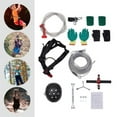 thumbnail image 2 of 120Ft Zip Line Kit for Kids Adult Up to 330lb w/ Spring Brake, Trolley, Helmet, 2 of 24