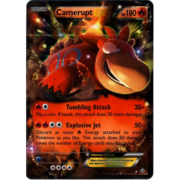 Pokemon Primal Clash Camerupt Ex 29 Walmart Com Walmart Com