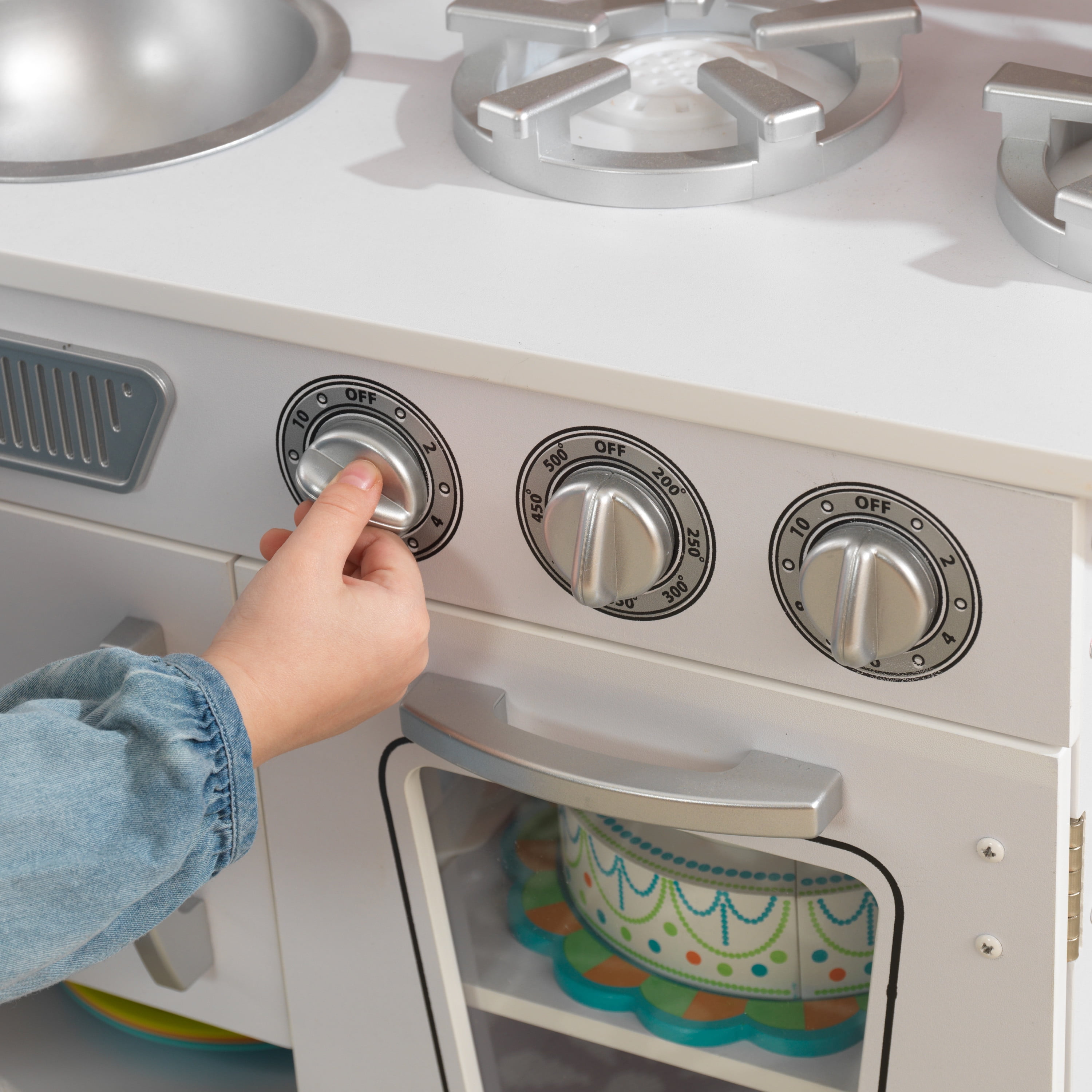 Kidkraft Vintage Play Kitchen White Walmart Com Walmart Com