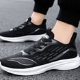 thumbnail image 6 of CHICVOMEY Men's Sneakers Breathable Mesh Walking Shoes Lightweight Fashion Sneakers with Shock-Absorbing & Non-Slip Sole for Casual Work Travel Sneakers, 6 of 8