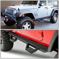 thumbnail image 2 of DNA Motoring 3" Black Side Step Nerf Bars Running Boards for 2007-2018 Jeep Wrangler JK 4-Door, 2 of 4