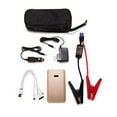thumbnail image 1 of 6,000mAh Vehicle Jump Starter and Portable Device Charger with Built-In Flashlight, Accessories and Case~Gold, 1 of 4
